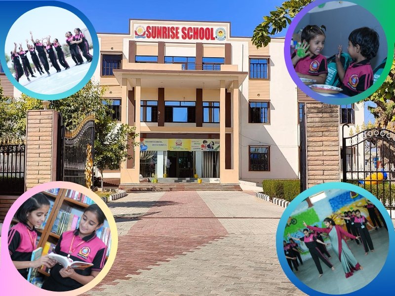 Sunrise Edu Group School Building & Students